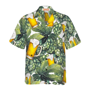 Hops And Craft Beer Hawaiian Shirt - For Men And Women - Kids  - Thelegend59