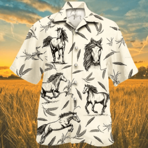 Horse Farm Lovers Hawaiian Shirt - Animal Farm Horse Men Hawaiian Shirts - For Men And Women - Kids  - Thelegend59