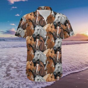 Horse Hawaiian Aloha Hawaiian Shirtss  - Thelegend59