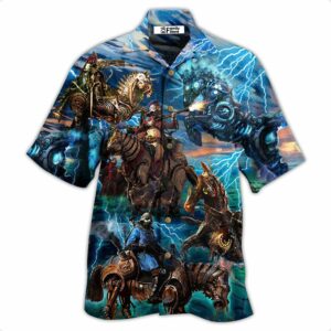Horse Steampunk Mechanical - Hawaiian Shirt - For Men And Women - Kids  - Thelegend59