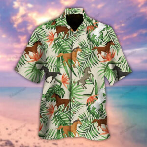 Horses Summer Hawaiian Shirt - For Men And Women - Kids  - Thelegend59