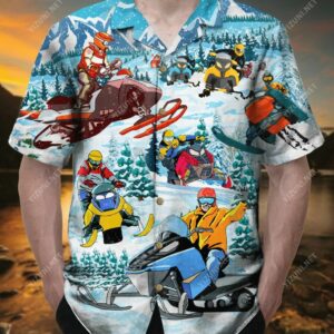I Dont Snore I Dream Im A Snowmobile Colorful Unique Design Hawaiian Shirt For Men Women  - Thelegend59