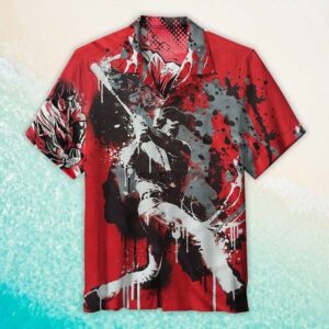 I Love Baseball Red Nice Design Hawaiian Shirt For Men Women  - Thelegend59