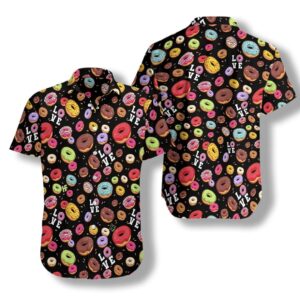 I Love Donut For National Doughnut Day Aloha Hawaiian Shirt For Men Women  - Thelegend59