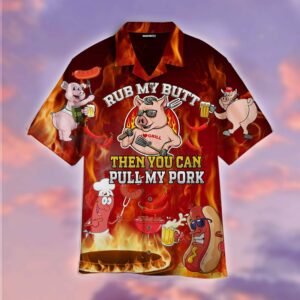 I Rub My Meat Before I Stick It In Hawaiian Shirt For Men Women  - Thelegend59