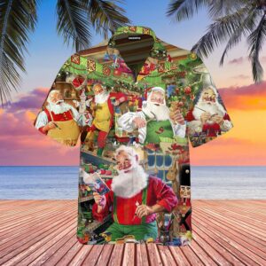 I Turn Wood Into Things Santa Claus Christmas Hawaiian Shirt For Men Women  - Thelegend59