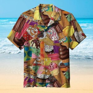 Ice Cream Sweets Lovers Hawaiian Shirt For Men Women  - Thelegend59