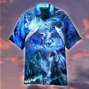 Ice Dragons Hawaiian Shirt For Men Women  - Thelegend59