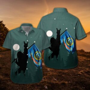 Idaho Proud Bigfoot Sasquatch American Hawaiian Aloha Hawaiian Shirtss  - Thelegend59