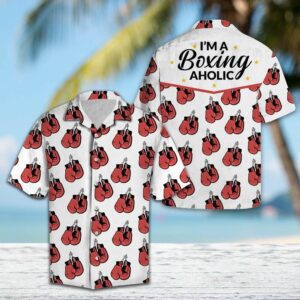 Im A Boxing Aholic Red Unique Design Hawaiian Shirt For Men Women  - Thelegend59