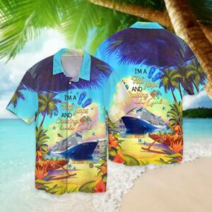 Im A Flip Flops Cruising Kinda Girl Hawaiian Shirt For Men Women  - Thelegend59