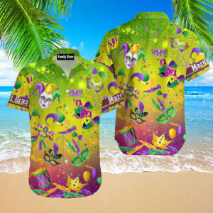 I'M Here For Mardi Gras Mask Hawaiian Shirts Pn303055Lb - For Men And Women - Kids  - Thelegend59