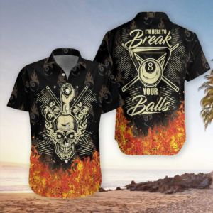 Im Here To Break Your Balls Hawaiian Shirt For Men Women  - Thelegend59