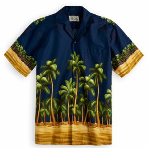 Imperial Palms Blue Awesome Design Hawaiian Shirt  - Thelegend59