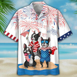 Independence Is Coming - Bulldog - Hawaiian Shirt - For Men And Women - Kids  - Thelegend59