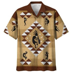 Indigenous Tan Amazing Design Unisex Hawaiian Shirt  - Thelegend59