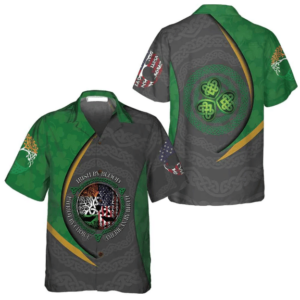 Irish By Blood American By Birth Hawaiian Shirt - For Men And Women - Kids  - Thelegend59