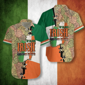 Irish By Blood American By Birth Hawaiian Shirts For Summer - For Men And Women - Kids  - Thelegend59