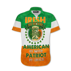 Irish By Blood Vintage 3D All Over Printed Hawaiian Shirts - For Men And Women - Kids  - Thelegend59
