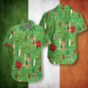Irish Proud Leprechaun Saint Patrick'S Day Hawaiian Shirt - For Men And Women - Kids  - Thelegend59