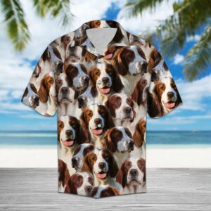Irish Red White Setter Brown Unique Design Hawaiian Shirt For Men Women  - Thelegend59