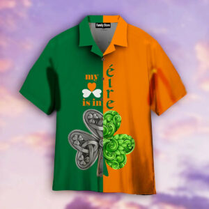 Irish Saint Patrick'S Day Shamrock Celtic Cross Hawaiian Shirts Pn303070Lb - For Men And Women - Kids  - Thelegend59