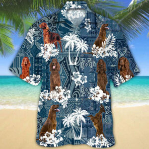 Irish Setter Hawaiian Shirt New - For Men And Women - Kids  - Thelegend59