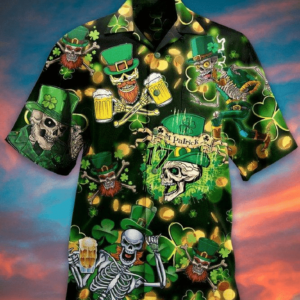 Irish St Patrick Day Hawaiian Shirt - For Men And Women - Kids  - Thelegend59