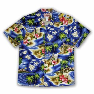 Island Stylin Blue Nice Design Hawaiian Shirt  - Thelegend59