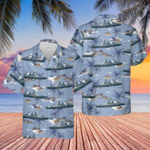 Italian Navy Caio Duilio Blue Nice Design Unisex Hawaiian Shirt  - Thelegend59