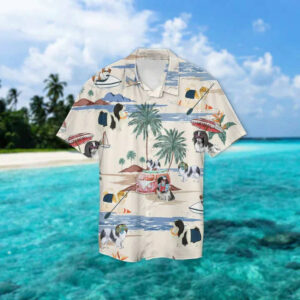 Japanese Chin Summer Beach Hawaiian Shirt - For Men And Women - Kids  - Thelegend59