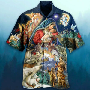 Jesus Christmas Hawaiian Shirts Aloha Hawaiian Shirt Aloha Hawaiian Shirts For Summer - For Men And Women - Kids  - Thelegend59