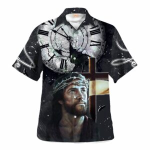 Jesus Clock Hawaiian Shirt - For Men And Women - Kids  - Thelegend59