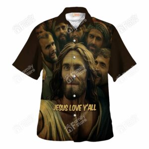 Jesus Love Y'All Hawaiian Shirt - For Men And Women - Kids  - Thelegend59