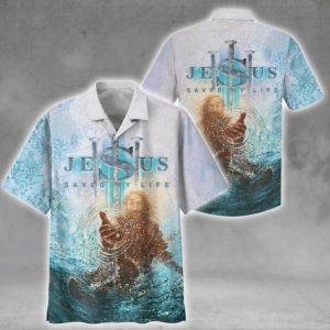 Jesus Saved My Life Hawaiian Shirt - For Men And Women - Kids  - Thelegend59