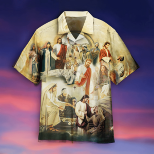 Jesus Saved My Life Hawaiian Shirts Aloha Hawaiian Shirt Aloha Hawaiian Shirts For Summer - For Men And Women - Kids  - Thelegend59