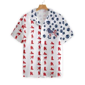 July 4Th Poodles American Flag Unisex Hawaiian Shirt  - Thelegend59