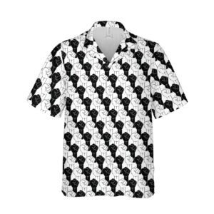Juneteenth B&Amp;W Black Pride Hand Pattern Unisex Hawaiian Shirts  - Thelegend59