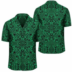 Kakau Turtle Green Hawaiian Shirt  - Thelegend59