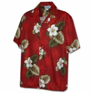 Kilauea Red Boy'Shawaiian Shirt Made In Hawaii - Summer Hawaiian Shirts - Beach Hawaiian Shirtss  - Thelegend59