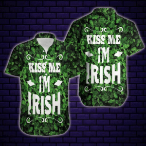 Kiss Me I'M Irish Hawaiian Shirts Aloha Hawaiian Shirt Aloha Hawaiian Shirts For Summer - For Men And Women - Kids  - Thelegend59