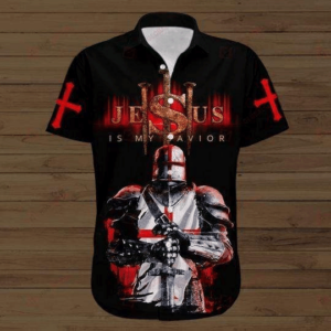 Knights Templar Jesus Hawaiian Shirts Aloha Hawaiian Shirt Aloha Hawaiian Shirts For Summer - For Men And Women - Kids  - Thelegend59