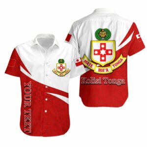 Kolisi Tonga Hawaiian Shirt - Tonga Patterns Style  - Thelegend59