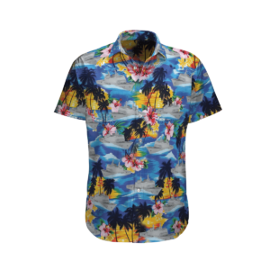 Landing Platform Dock Spanish Navy  Blue Amazing Design Unisex Hawaiian Shirt  - Thelegend59