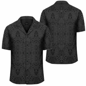 Lauhala Mix Gray Hawaiian Shirt  - Thelegend59