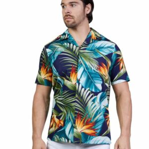 Leaf Bird Of Paradise Multicolor Best Design Hawaiian Shirt  - Thelegend59