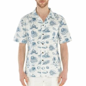 Leaf White Unique Design Hawaiian Shirt  - Thelegend59