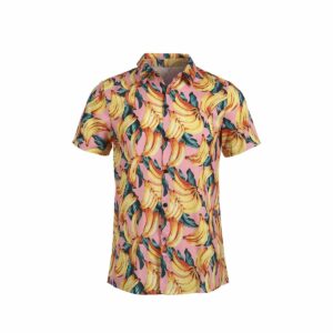 Leaves Pink Unique Design Hawaiian Shirt  - Thelegend59