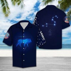 Leo Horoscope Zodiac Hawaiian Shirt Birthday Gifts  - Thelegend59