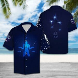 Libra Horoscope Zodiac Hawaiian Shirt Birthday Gifts  - Thelegend59